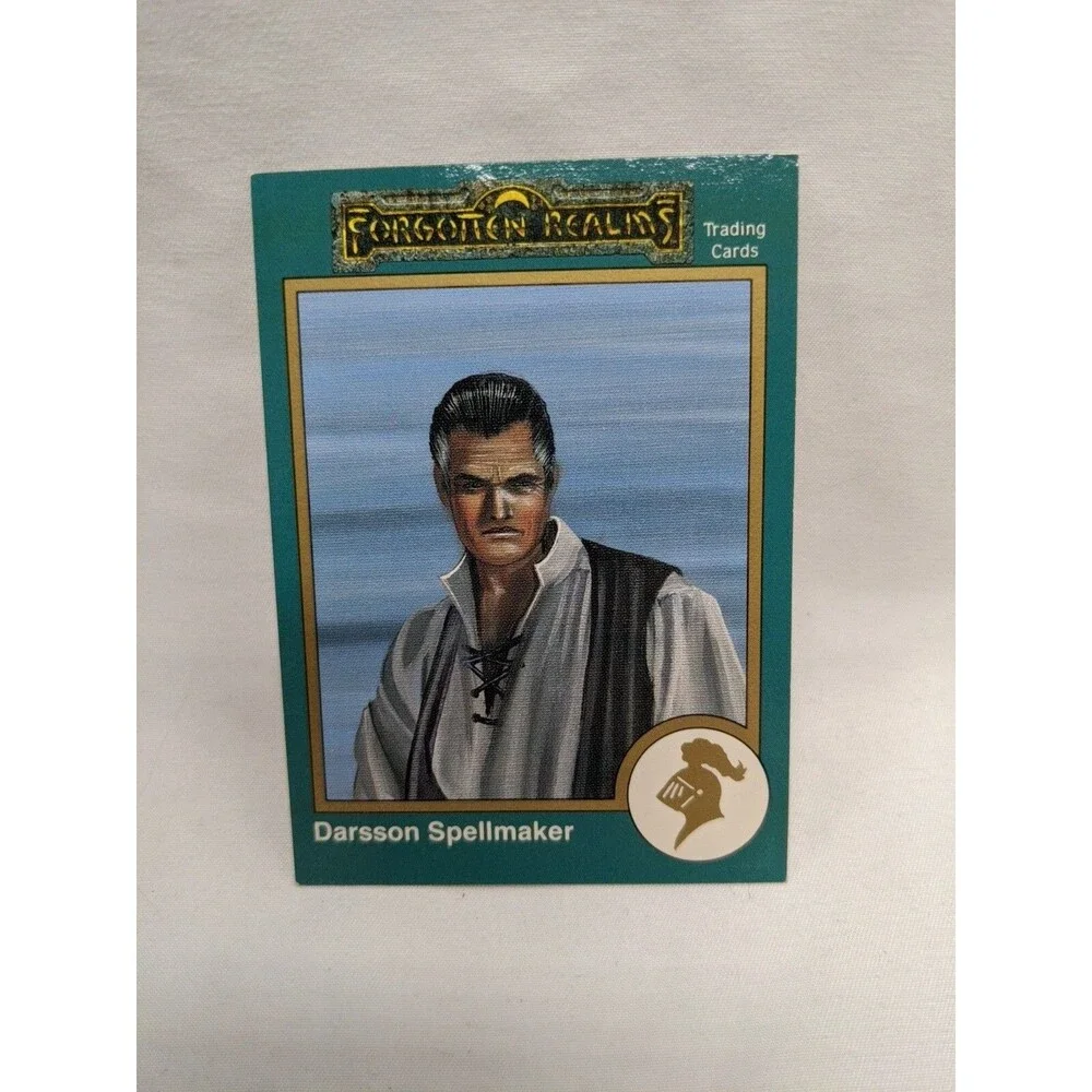 Lot Of (7) TSR 1993 Series Rare Set Forgotten Realms Gold Border Trading Cards